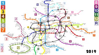 Evolución Red de Metro de Madrid | 1919 - 2020 | Transporte Urbano España