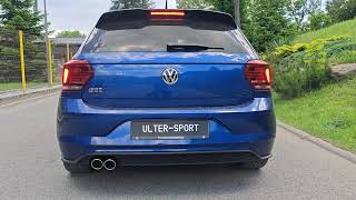 Video: Ulter Racing-Komplettanlage ab Kat VW Polo 6 GTI Typ AW Video: Ulter Racing-Komplettanlage ab Kat VW Polo 6 GTI Typ AW
