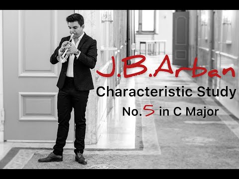 J.B.Arban // Characteristic Study No.5 in C Major // Carlos Cunha