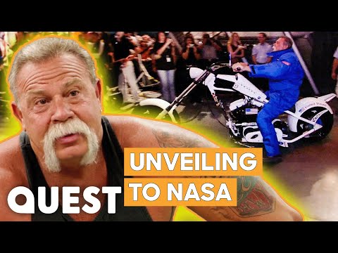 The Choppers Unveil The Space Shuttle Bike To NASA | American Chopper