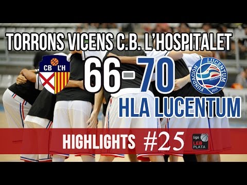 Torrons Vicens C.B. L'Hospitalet 66-70 HLA Lucentum | #Highlights LEB Plata | Jornada 25