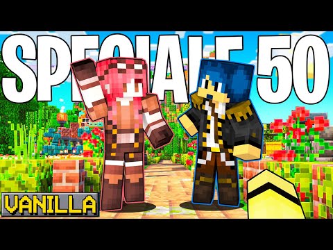 REAZIONE di STEF e PHERE alla mia VANILLA - MINECRAFT SPECIALE 50 EPISODI