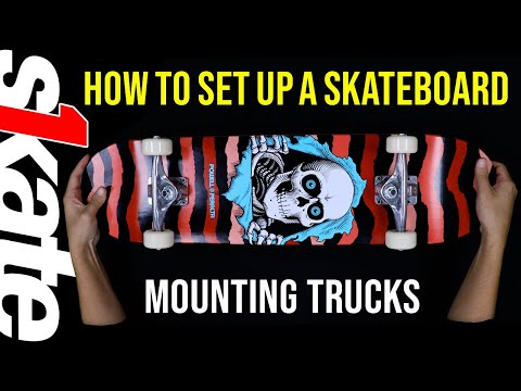 Skate One - How to Mount Trucks to your Skateboard