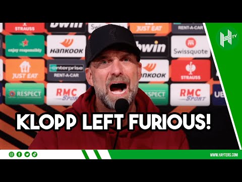 Jurgen Klopp FURIOUS as press conference INTERRUPTED by Toulouse fans CHANTING!