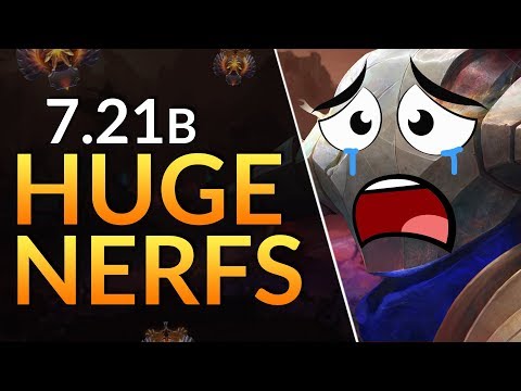 5 BIGGEST NERFS and BUFFS in Patch 7.21b - Sven DELETED | Dota 2 Guide
