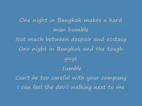 One night in Bangkok lyrics.wmv