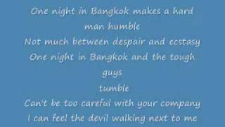 One night in Bangkok lyrics.wmv