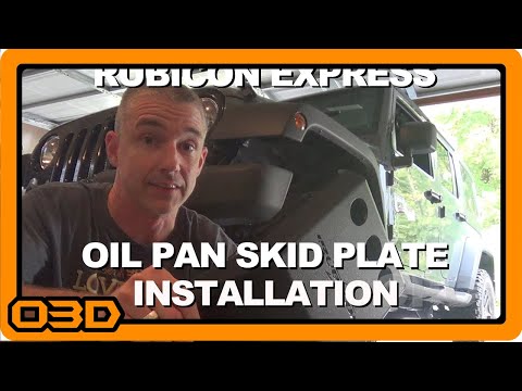 CPO Rubicon Express Oil Pan Skid Plate Install (15 JKU)