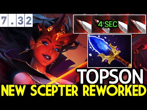 TOPSON [Queen of Pain] New Scepter Reworked Imba Shadow Strike Dota 2