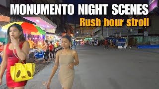 MONUMENTO CALOOCAN CITY-RUSH HOUR STROLL IN 4k