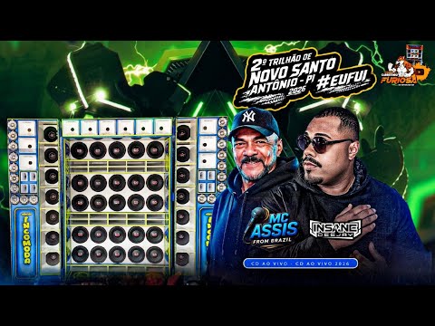 CD AO VIVO 2° TRILHÃO DE NOVO SANTO ANTÔNIO- PI 2026 ♦️ INSANE DJ E MC ASSIS A DUPLA SHOW ♦️