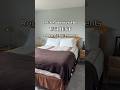 DIY moody bedroom makeover with accent wall and new furniture