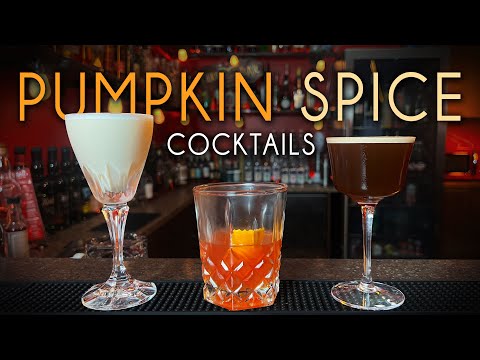 Make these 3 Delicious Cocktails with your Pumpkin Spice Syrup! 🎃