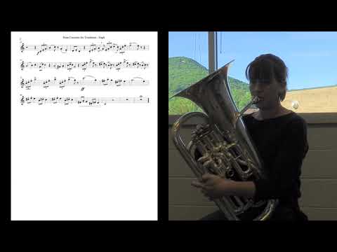 All State Band Senior High (11-12) Euphonium TC Solo “Concerto for Trombone, Mvt. 1” Rimsky-Korsakov