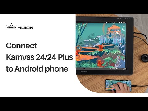 Grafinė planšetė HUION Kamvas 24 video