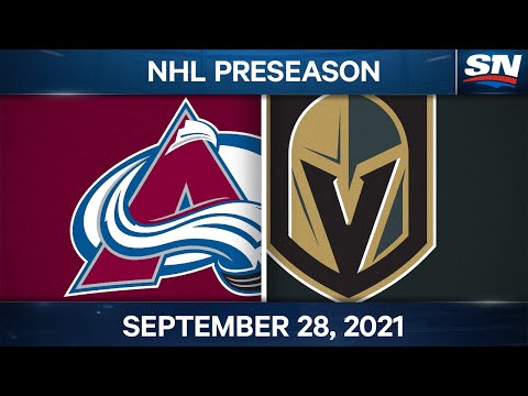 NHL Pre-Season Highlights | Colorado Avalanche vs Vegas Golden Knights – September 28th, 2021