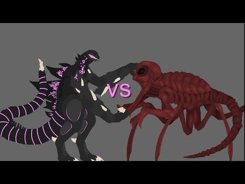 Hakaishin godzilla vs red nes(short battle)