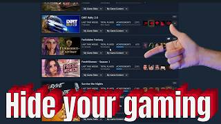How to hide your embarrassing or lewd gaming activity on Steam