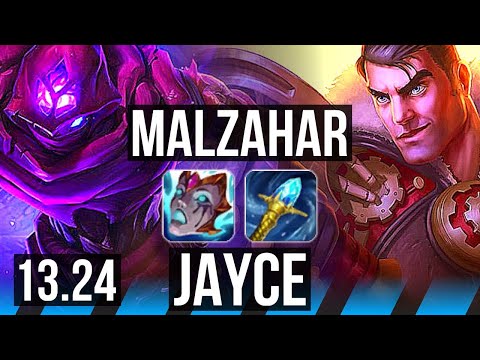 MALZ vs JAYCE (MID) | Rank 5 Malz, 900+ games, 4/2/6 | BR Master | 13.24
