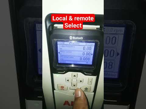 Vfd, abb acs 880 local remote select #shortsvideo #circuitbreaker #repair#shortsvideo