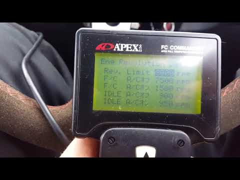 Apexi power FC sensor check rev limiter adjust (SR20)