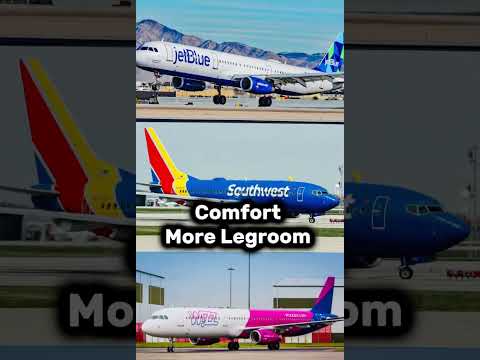 WizzAir vs JetBlue vs Southwest Airlines 🔥 #airplane #aviation #shortsfeed #wizzair #jetblue