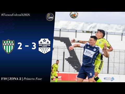 Defensores (V) 2 - 3 San Martín (FSA) | Torneo Federal A | Primera Fase