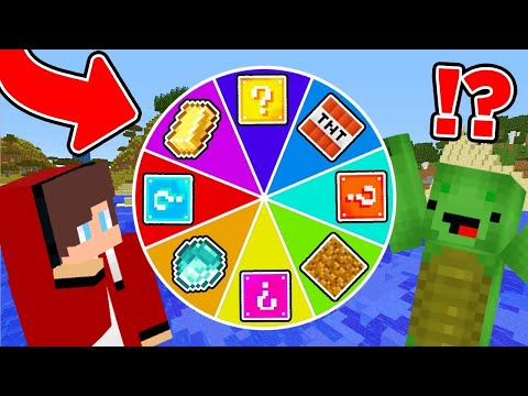 The Roulette of Lucky Block in Minecraft!