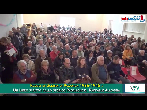 manuwebtv : "REDUCI DI GUERRA DI PAGANICA"  Libro   di Faffaele Alloggia