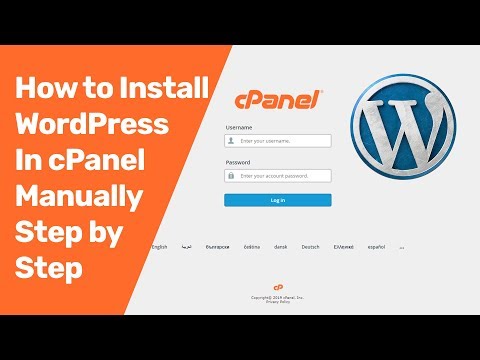  Install WordPress in cPanel Manually Step by Step