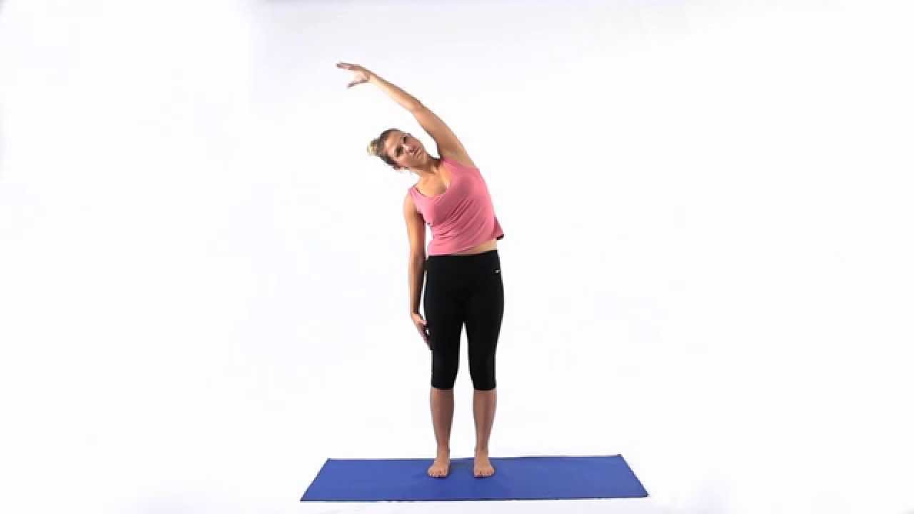 Pilates Standing side reach - YouTube