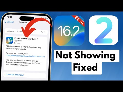 Fix iOS 16.2 Beta 2 Not Showing on iPhone & iPad