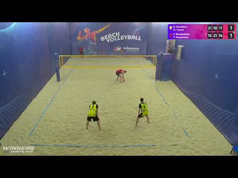 19:50 D. Korobkov / O. Yurtov - Y. Bohdashkin / Y. Hauptman 12.03.2023 | Winners Beach Volleyball