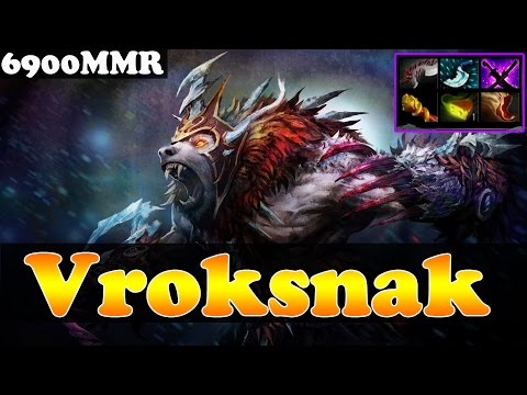Dota 2 - Vroksnak 6900 MMR Plays Ursa vol 4 - Ranked Match Gameplay