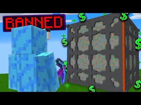 COBBLESTONE GENERATOR Should Be BANNED! | Minecraft Skyblock