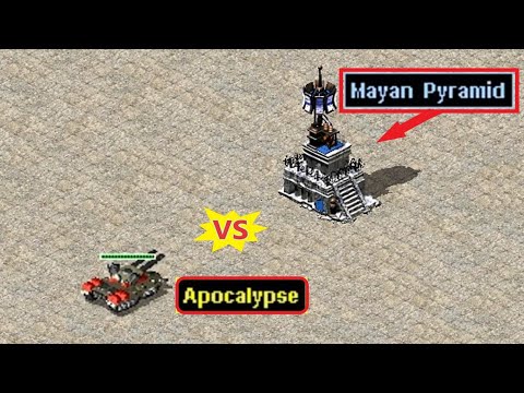 Apocalypse vs Mayan Pyramid - Red Alert 2