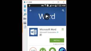 how to open word document  docx in android phone