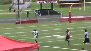preview picture of video 'Dominic Rahman 75 yard Touch Down Run Against Westbro'