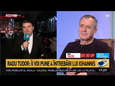 Radu Tudor, dezvăluiri despre întâlnirea cu Iohannis