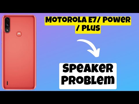Motorola E7/ Power / Plus Speaker Problem || Speaker not working || Solution of Speaker issues