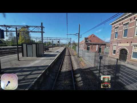 Riding with the driver from Utrecht to Leiden. (With speedometer)