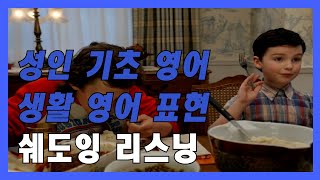 성인기초영어 오늘의 회화 생활영어표현 미드 영쉘든 시즌1 1화 쉐도잉 리스닝 미드영어공부