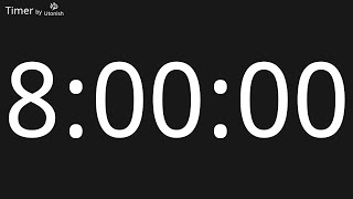 8 Hour Countup Timer