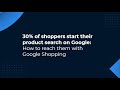 30% of consumers start their product search on Google: How to reach them with Google Shopping 30% of consumers start their product search on Google: How to reach them with Google Shopping