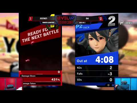 LEVELUP Arena Code Red 20: Round 3 - Justin21 (Yoshi) Vs Dai (Corrin)