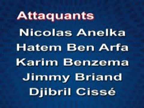 Domenech: Séléction des Bleus - 31/1/2008