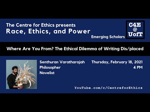 Senthuran Varatharajah, Where Are You From? The Ethical Dilemma of Writing Dis/placed