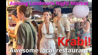 Krabi Night Market and delicious restaurants. 끄라비 야시장과 맛집! #krabi #thailand #Aonang