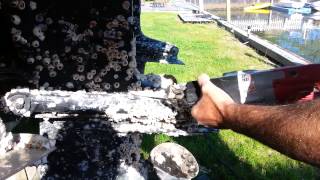 Easiest Way To Remove Barnacles From Boat or Out Drive