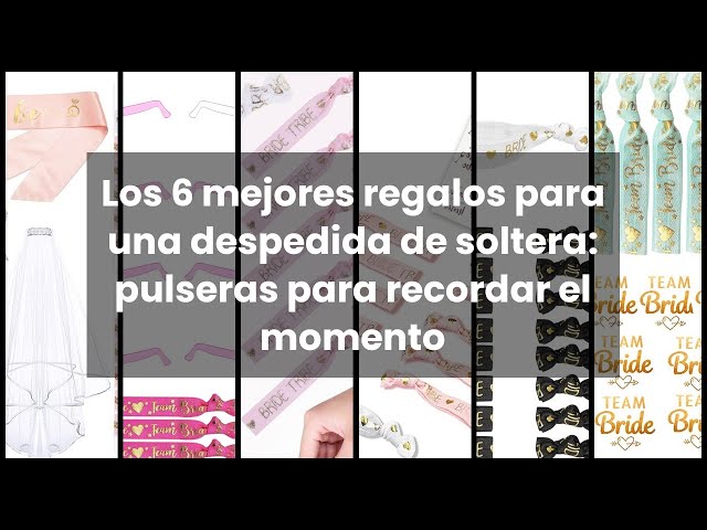 Vídeo relacionado con Mytovosn Despedida de Soltera Accesorios, 16PCS Novia to Be y Pulsera Set